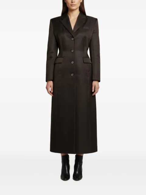 Magda Butrym single-breasted wool coat Black 1342838