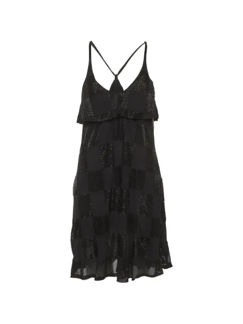Emporio Armani Pre-Owned flared mini dress Black 1289995