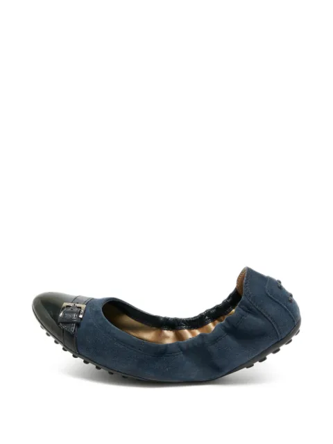 Tod's Vintage suede ballet flats Blue 1267126