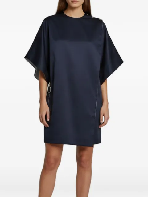 Kenzo Pre-Owned asymmetric cape jacket Blue 1355394