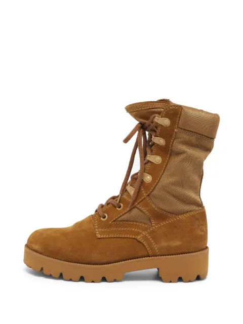 Celine Pre-Owned Duty combat boots Brown 1301391