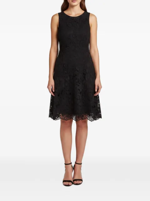 SANDRO guipure lace sleeveless midi dress Black 1357306