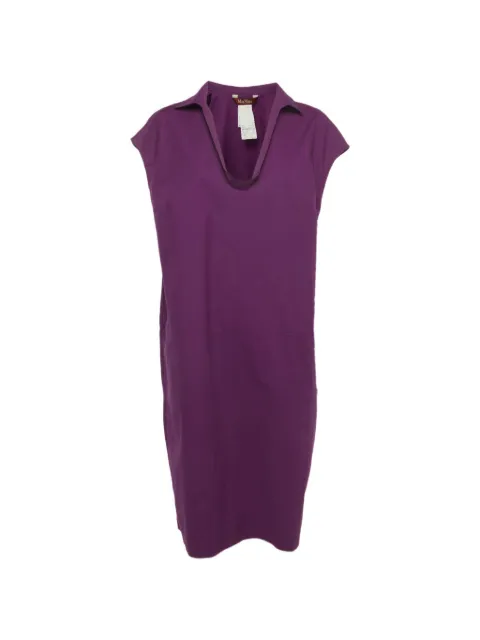 Max Mara sleeveless midi dress Purple 1340523
