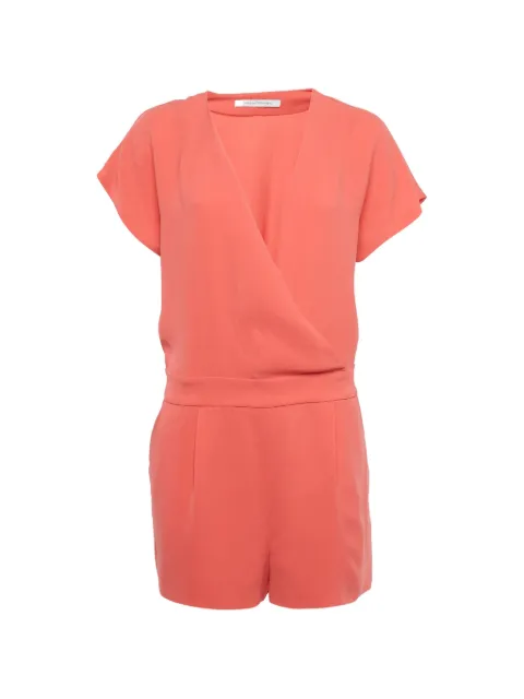 DVF Diane von Furstenberg V-neck playsuit Orange 1276107