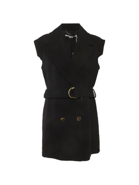Stella McCartney Pre-Owned belted double-breasted vest Black 1318863