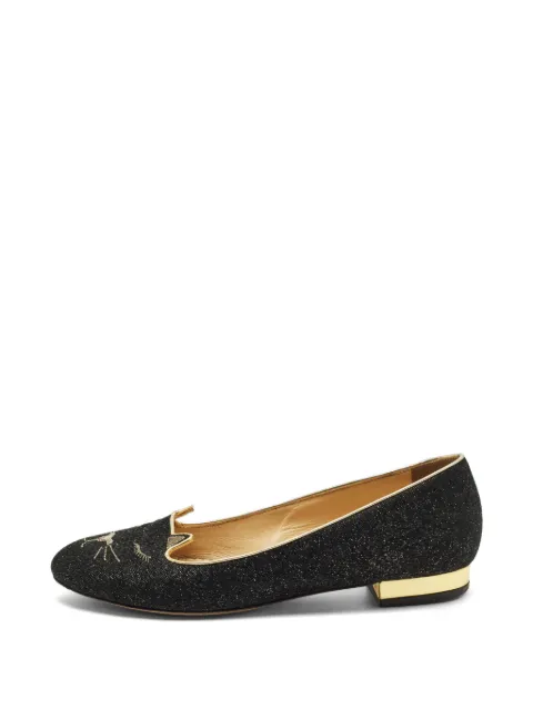 Charlotte Olympia Kitty ballet flats Black 1271447