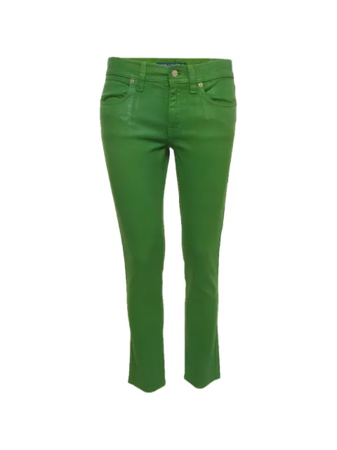 Ralph Lauren Vintage button-up skinny jeans Green 1329183