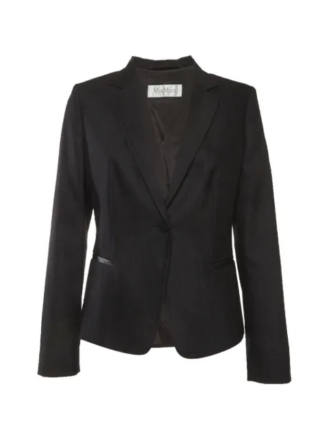 Max Mara single-breasted blazer Black 1318591