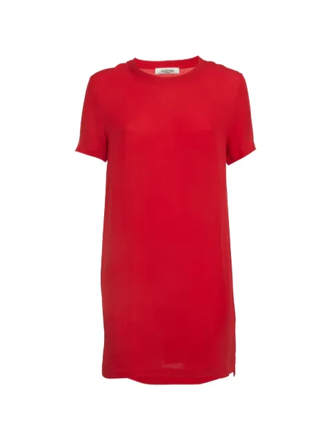 Valentino Garavani Pre-Owned short-sleeve shift mini dress Red 1293179