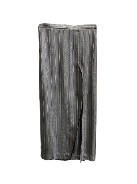 Kata Szegedi Vio striped midi skirt Grey KSSK263711