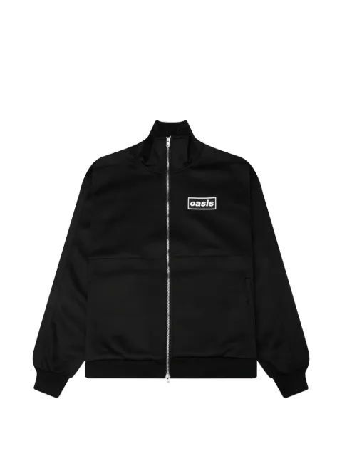 Pleasures logo-patch track jacket Black P26OA003BLACK