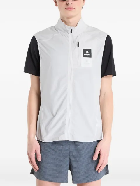 SAYSKY Clean Pace Flex logo-patch vest Grey SM10003