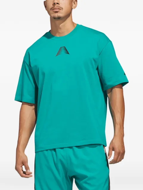 adidas Anthony Edwards Believe That crew.-neck T-shirt Green KF5655