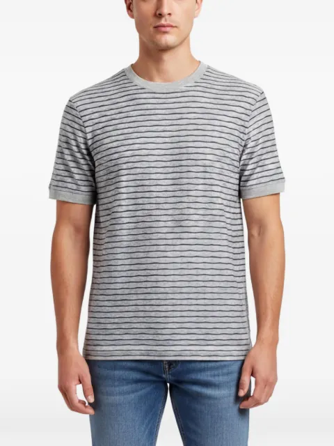 Giorgio Armani Pre-Owned striped T-shirt Grey 1344418