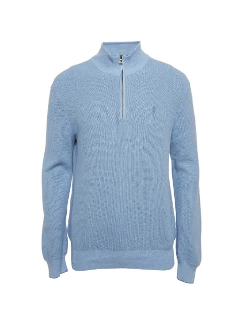 Polo Ralph Lauren Vintage quarter-zip long-sleeve sweater Blue 1309257