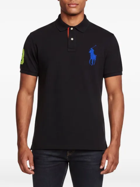Polo Ralph Lauren Vintage logo-embroidered polo shirt Black 1347551