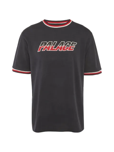 Palace logo embroidered T-shirt Grey 1280490