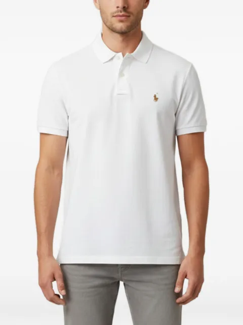 Polo Ralph Lauren Vintage logo-embroidered polo shirt White 1342651