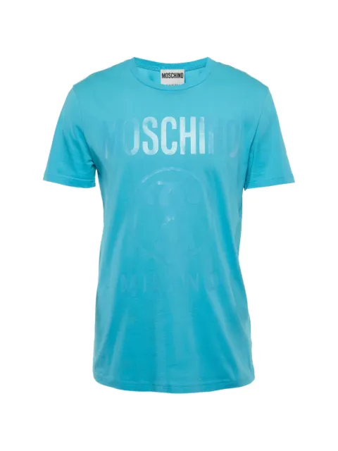 Moschino Pre-Owned 2020 Couture logo-print T-shirt Blue 1314780