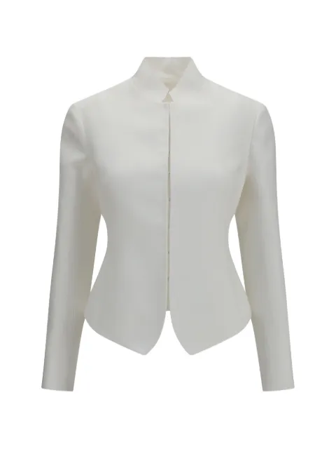 The Row Brianda linen jacket White 10954W4461