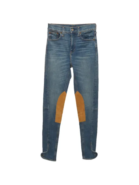 Polo Ralph Lauren Vintage suede-patch jeans Blue 1329155
