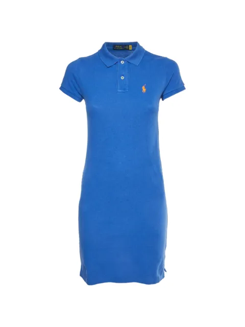 Polo Ralph Lauren Vintage pique-knit mini polo dress Blue 1336330