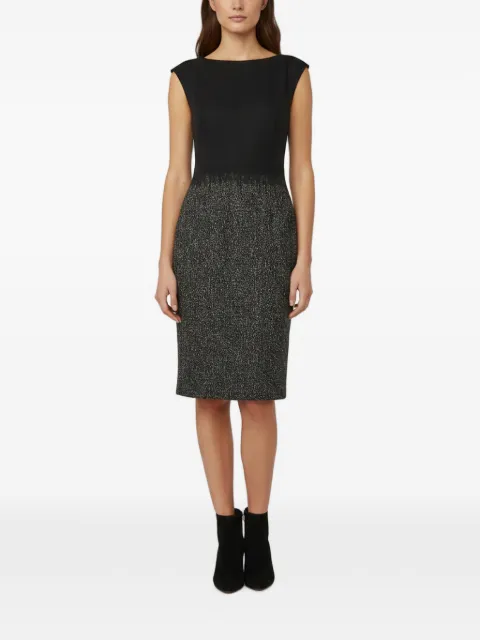 Escada Pre-Owned sleeveless bouclé midi dress Grey 1342499