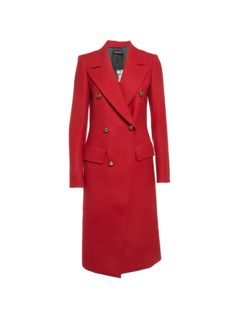Sonia Rykiel Pre-Owned double-breasted coat Red 1308552