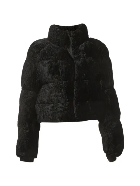 Cult Gaia corduroy puffer jacket Black 1309128