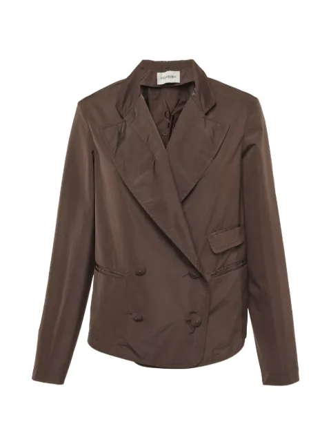Saint Laurent Pre-Owned double-breasted jacket Brown 1315412