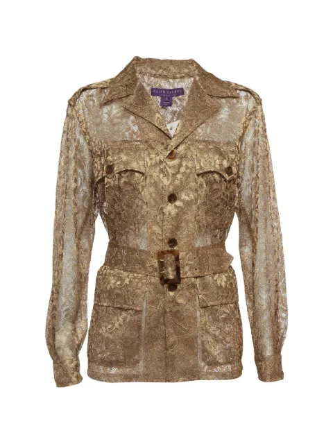 Polo Ralph Lauren Vintage Belted lace jacket Gold 1293228