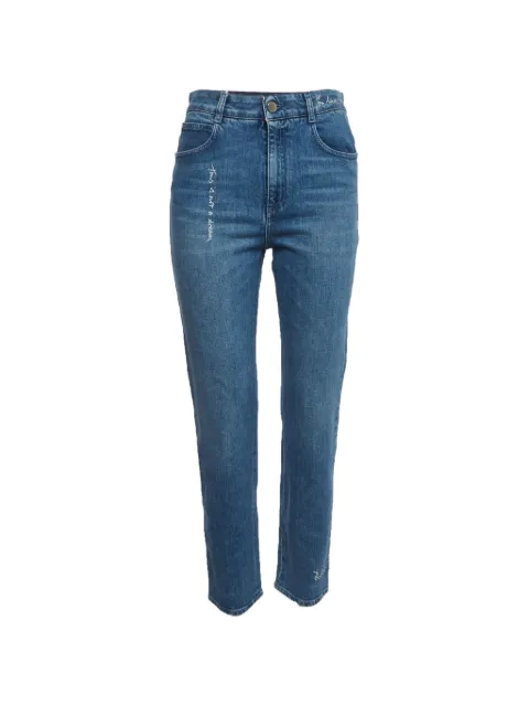 Stella McCartney Pre-Owned high-rise five-pocket jeans Blue 1325758