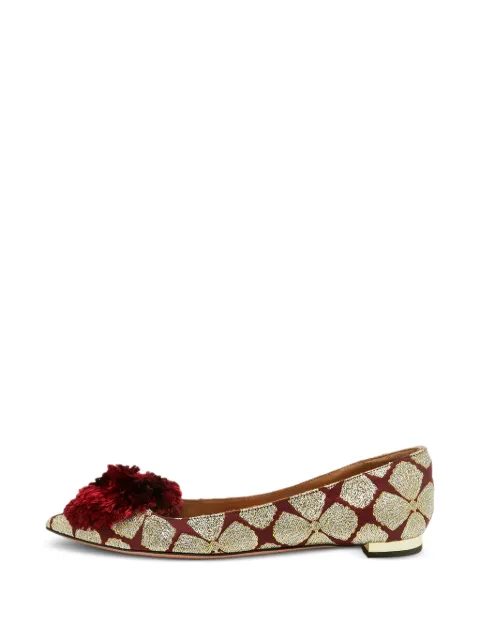 Aquazzura Tropicana ballet flats Red 1342855