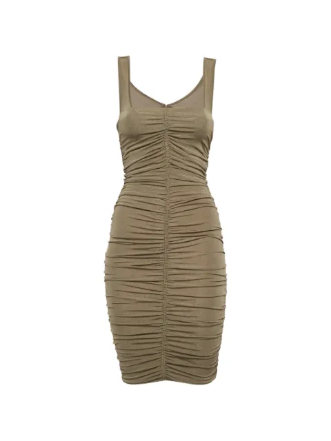 Givenchy Pre-Owned ruched-detail mini dress Neutrals 1295089