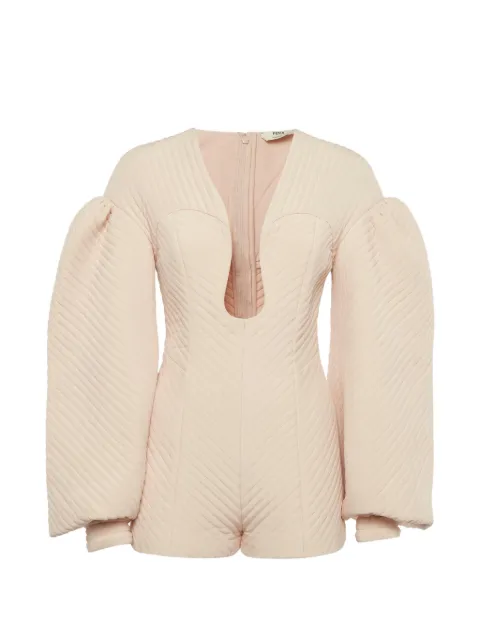 Fendi Pre-Owned padded jumpsuit Pink 1313092