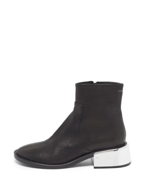 Maison Martin Margiela Pre-Owned mirror-heel ankle boots Black 1326975