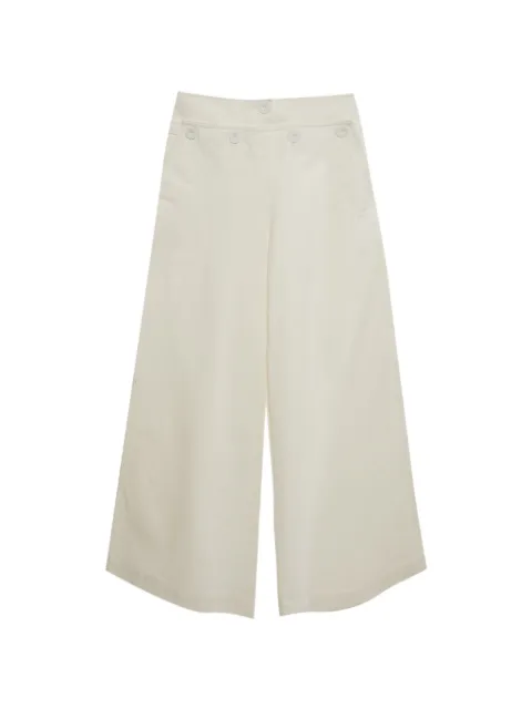 Max Mara buttoned flared jeans White 1320509