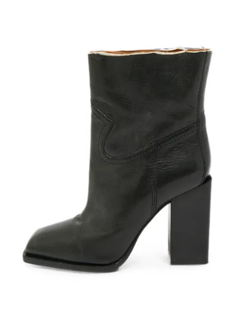 Saint Laurent Pre-Owned Jodie ankle boots Black 1304283