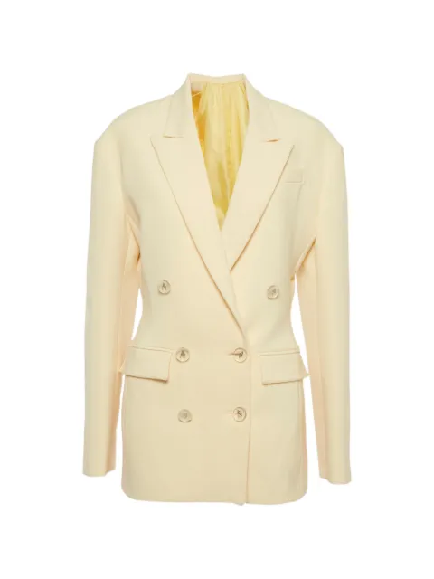 The Attico April double-breasted blazer Neutrals 1332934