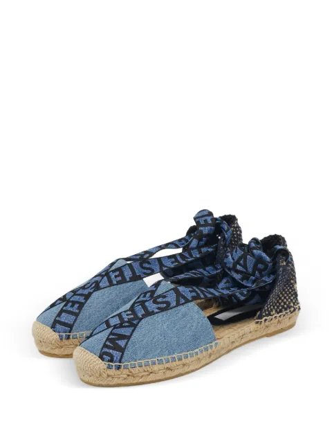 Stella McCartney Pre-Owned Gaia flat espadrilles Blue 1279682