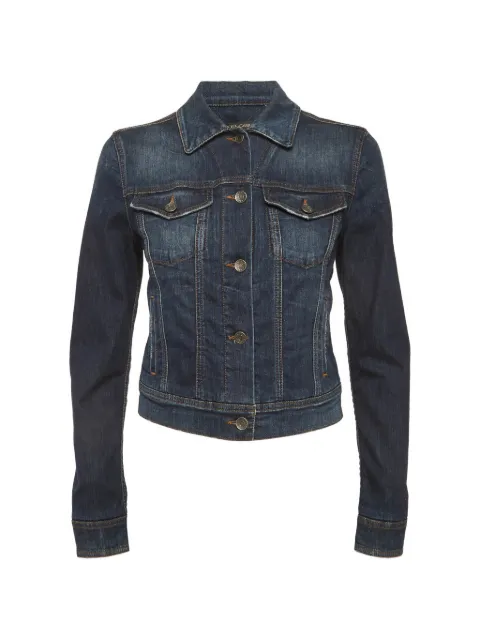 Dolce & Gabbana Pre-Owned faded denim jacket Blue 1308804