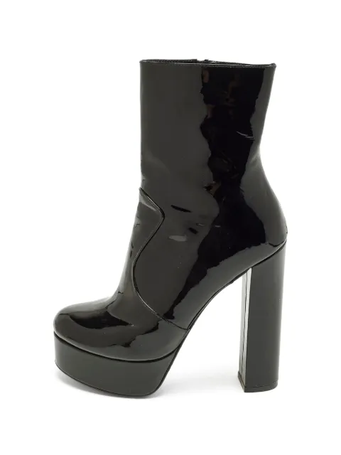 Andrea Wazen leather ankle boots Black 1260436