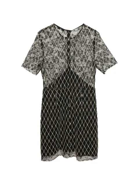 SANDRO short-sleeves mini dress Black 1293724