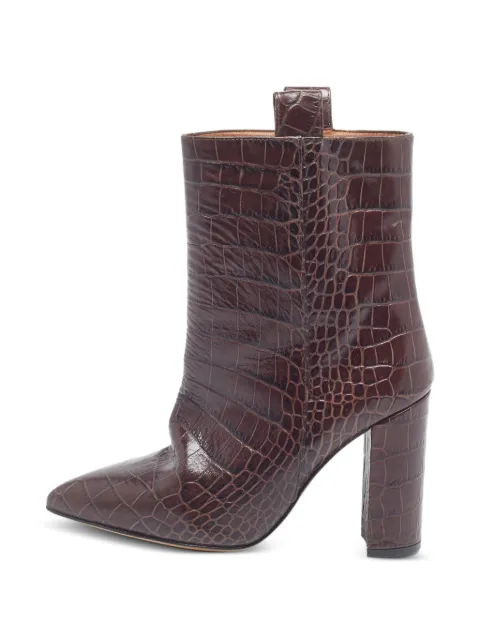 Paris Texas croc-embossed ankle boots Brown 1320674