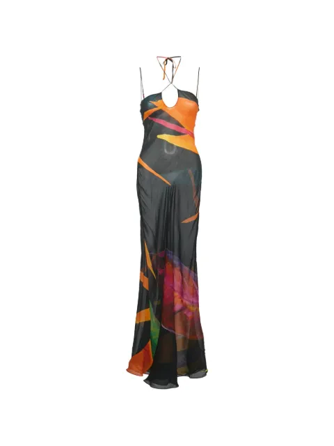 rag & bone printed sheer maxi dress Black 1257333
