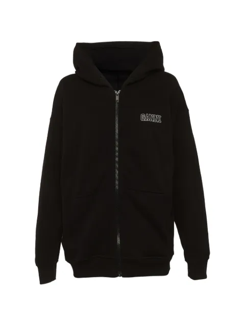 GANNI zip-up hoodie Black 1288030