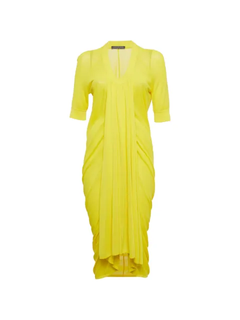 Alexander McQueen Pre-Owned short-sleeve playsuit Yellow 1292253