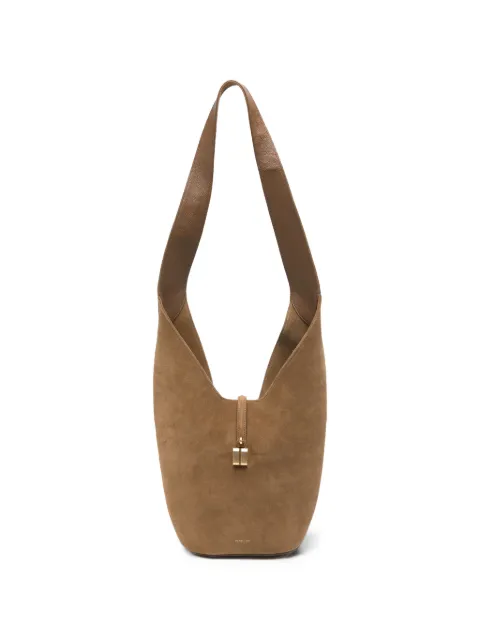 DeMellier Siena padlock-detail leather shoulder bag Neutrals D136SUSGX241