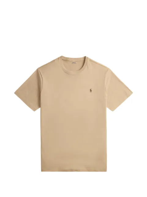 Polo Ralph Lauren logo-embroidered T-shirt Brown 711671438