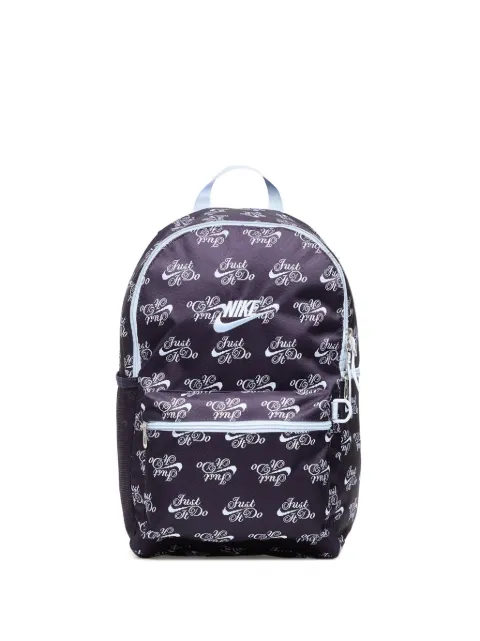 Nike Heritage logo-print backpack Purple II0576